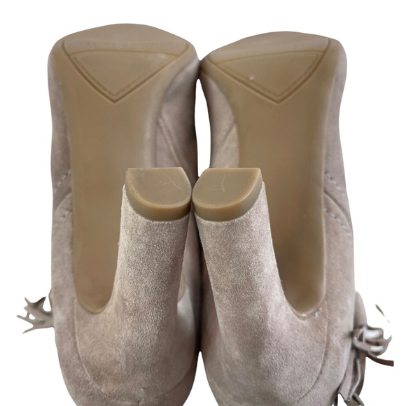 Franco Sarto Harrah Suede Tassel Ankle Boots Size 11M - Picture 9 of 15